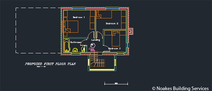 3 Bedroom First Floor Plans